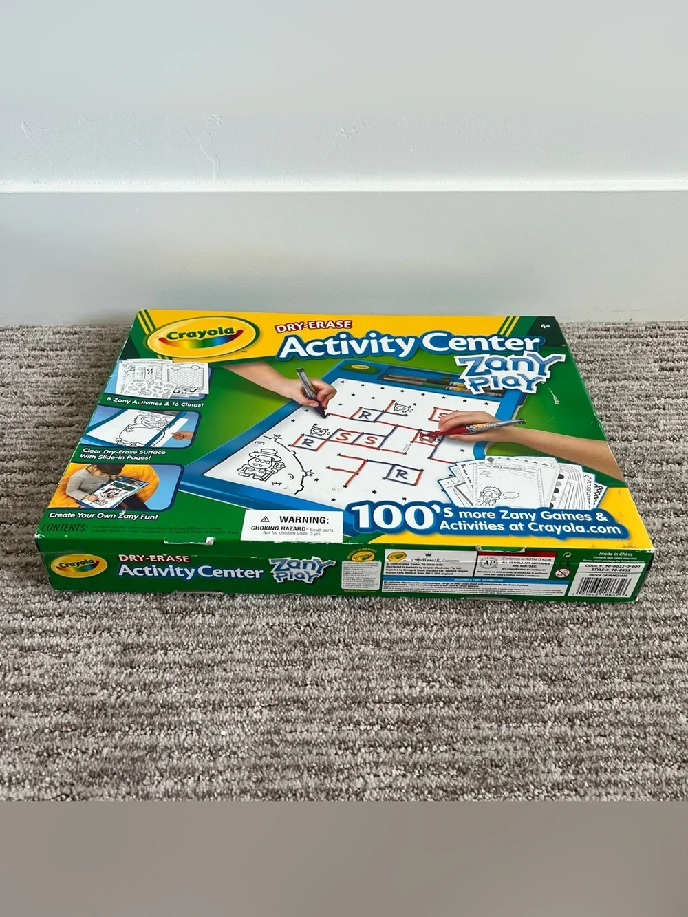 NWT Crayola Dry-Erase Activity Center Zany Play